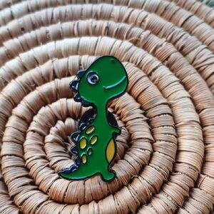 NEW Happy Hopeful T-rex Enamel Pin